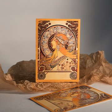 Celestial Muse – Art Nouveau Card