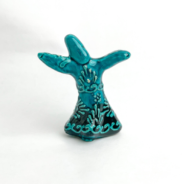 Ceramic Whirling Dervish Figurine